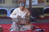 Santoor vaadan by Pt. Gurunandan Padukone; Tabla: Dr. Santosh Chandavarkar (Pic Courtesy: Shri Dinesh Karkal)